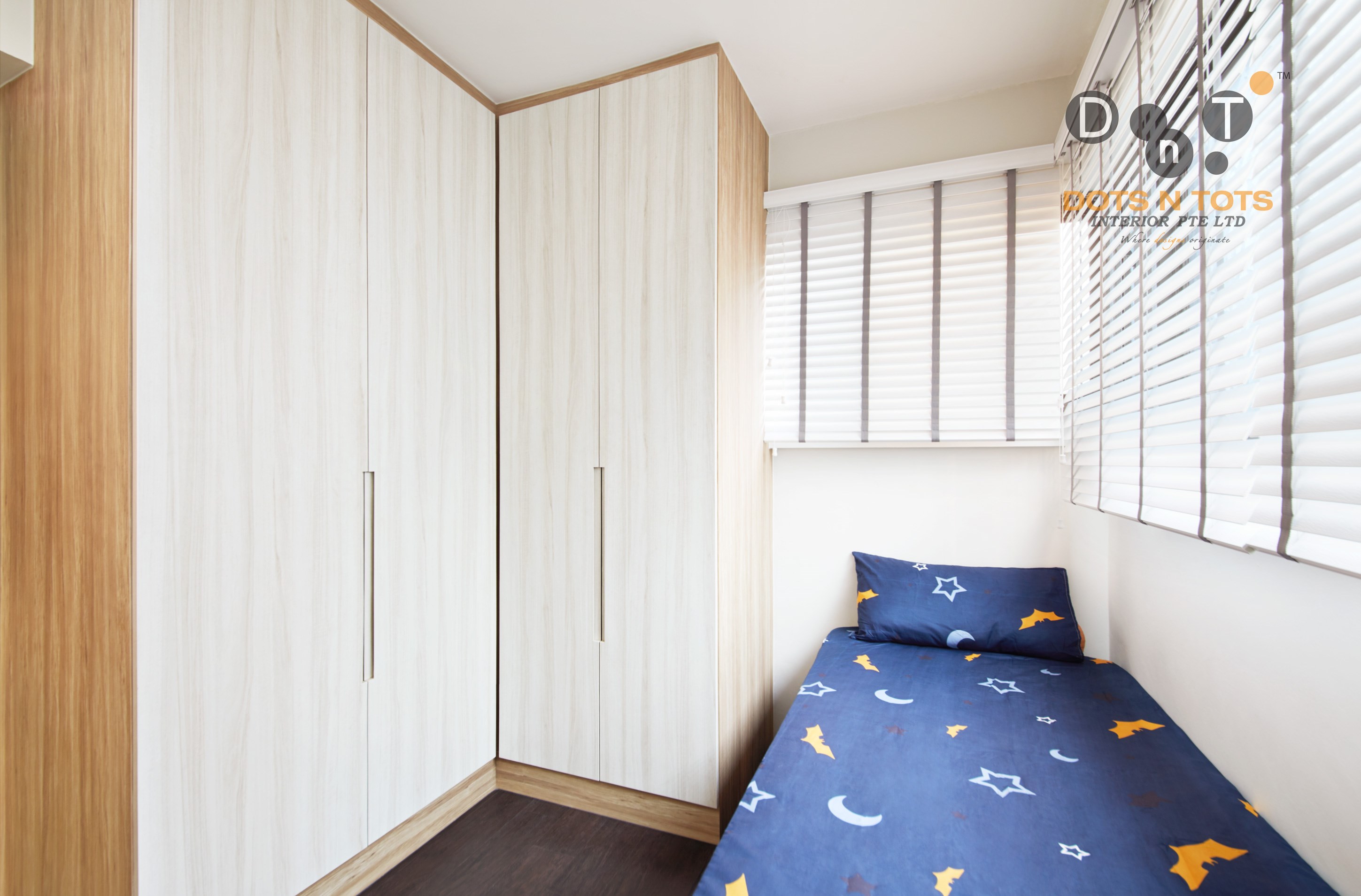 Contemporary, Scandinavian Design - Bedroom - HDB 5 Room - Design by Dots n Tots Interior Pte Ltd