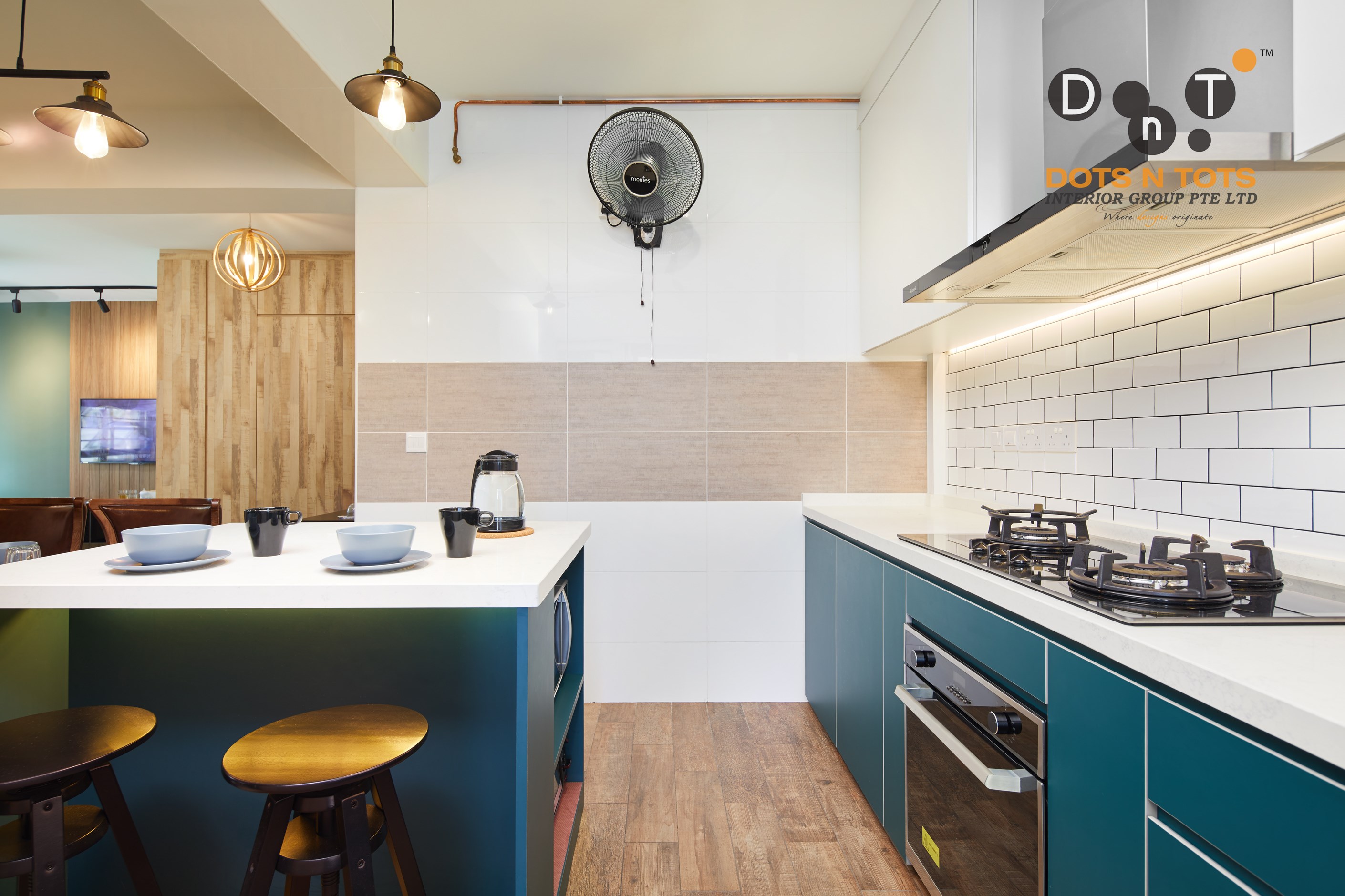 Contemporary Design - Living Room - HDB 5 Room - Design by Dots n Tots Interior Pte Ltd
