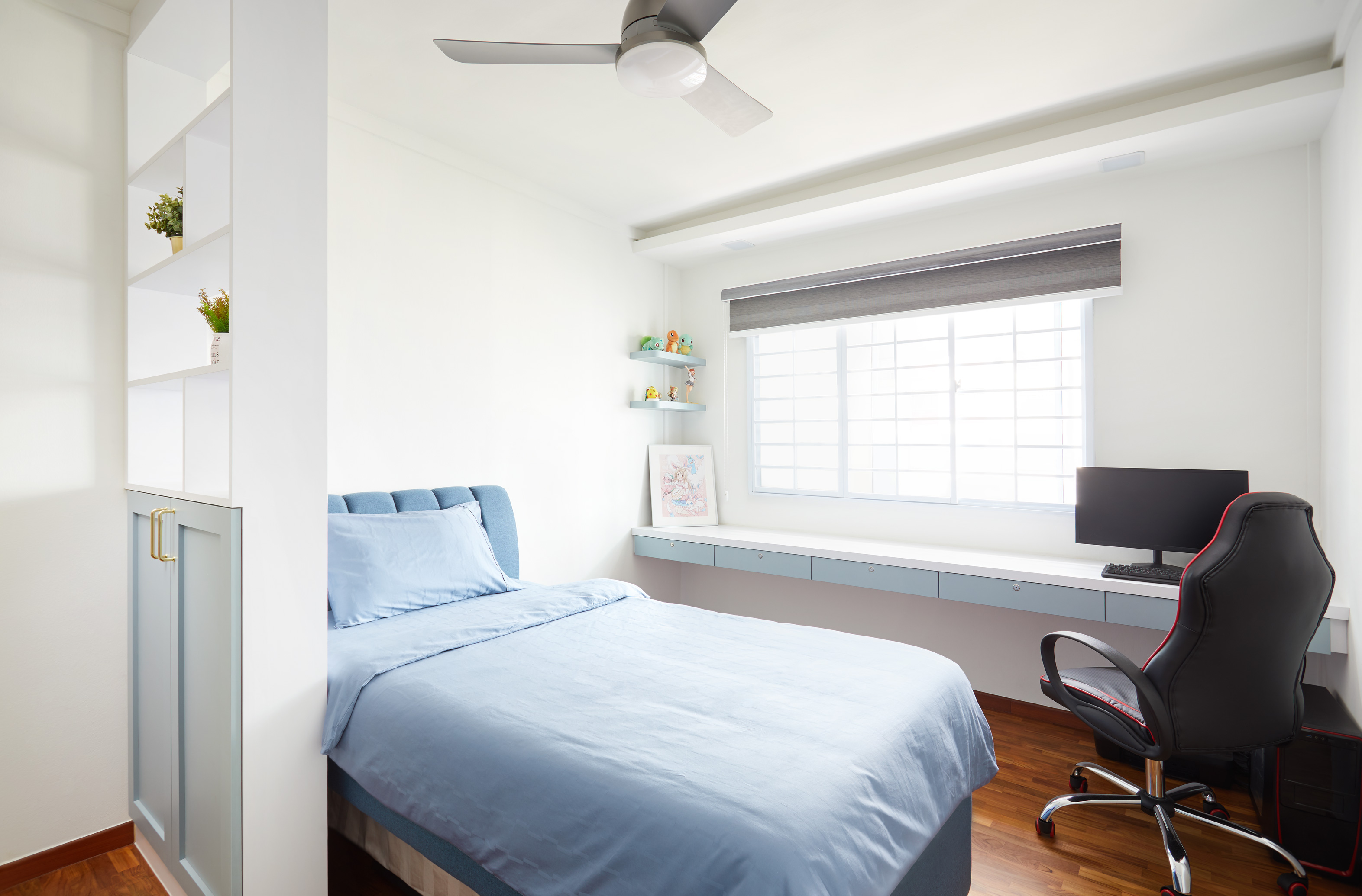 Contemporary, Modern Design - Bedroom - HDB 5 Room - Design by Dots n Tots Interior Pte Ltd