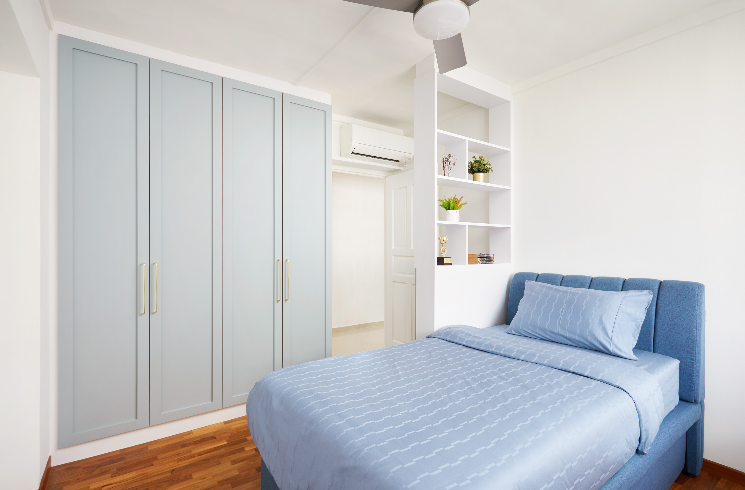 Contemporary, Modern Design - Bedroom - HDB 5 Room - Design by Dots n Tots Interior Pte Ltd