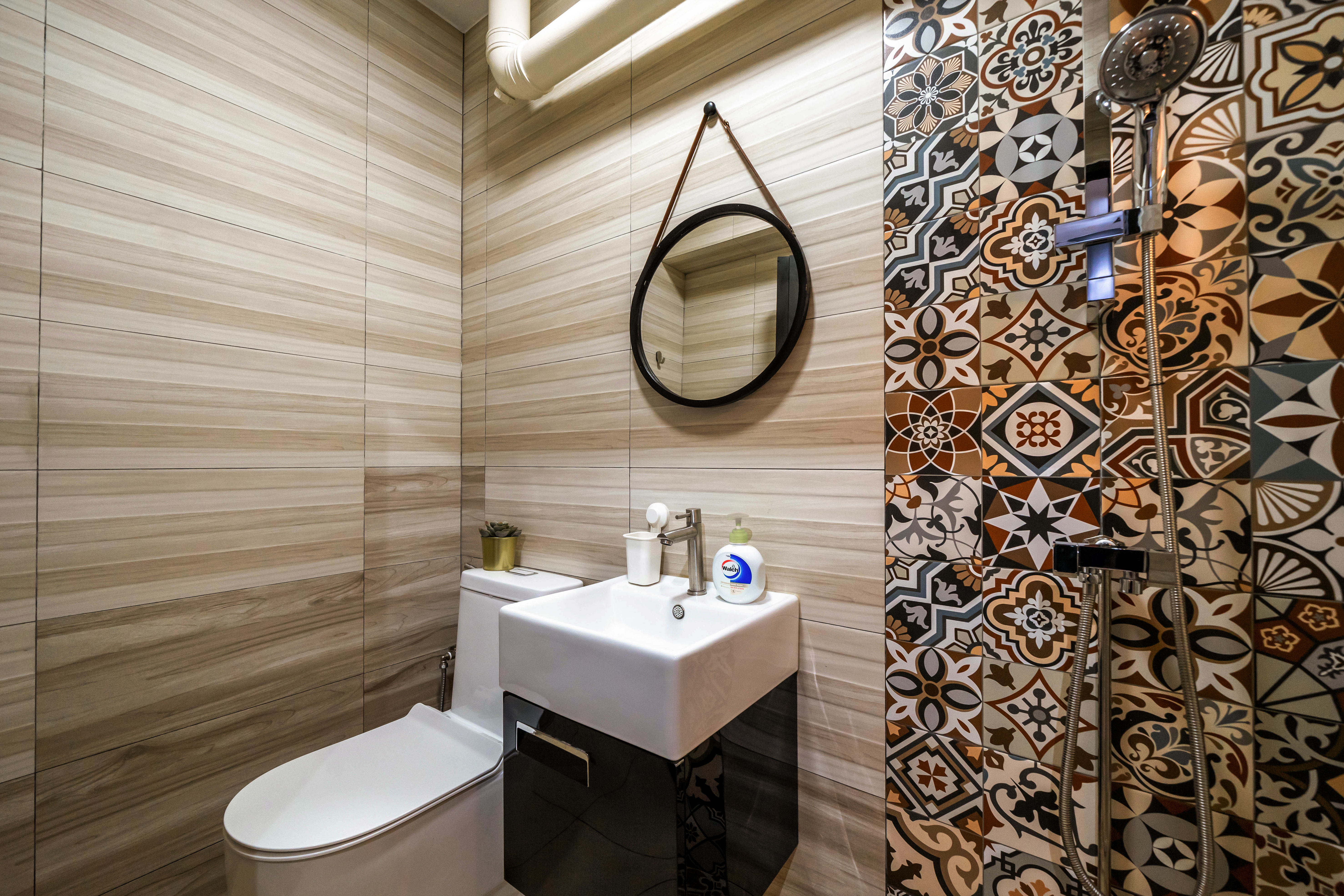 Contemporary, Modern Design - Bathroom - HDB 5 Room - Design by Dots n Tots Interior Pte Ltd