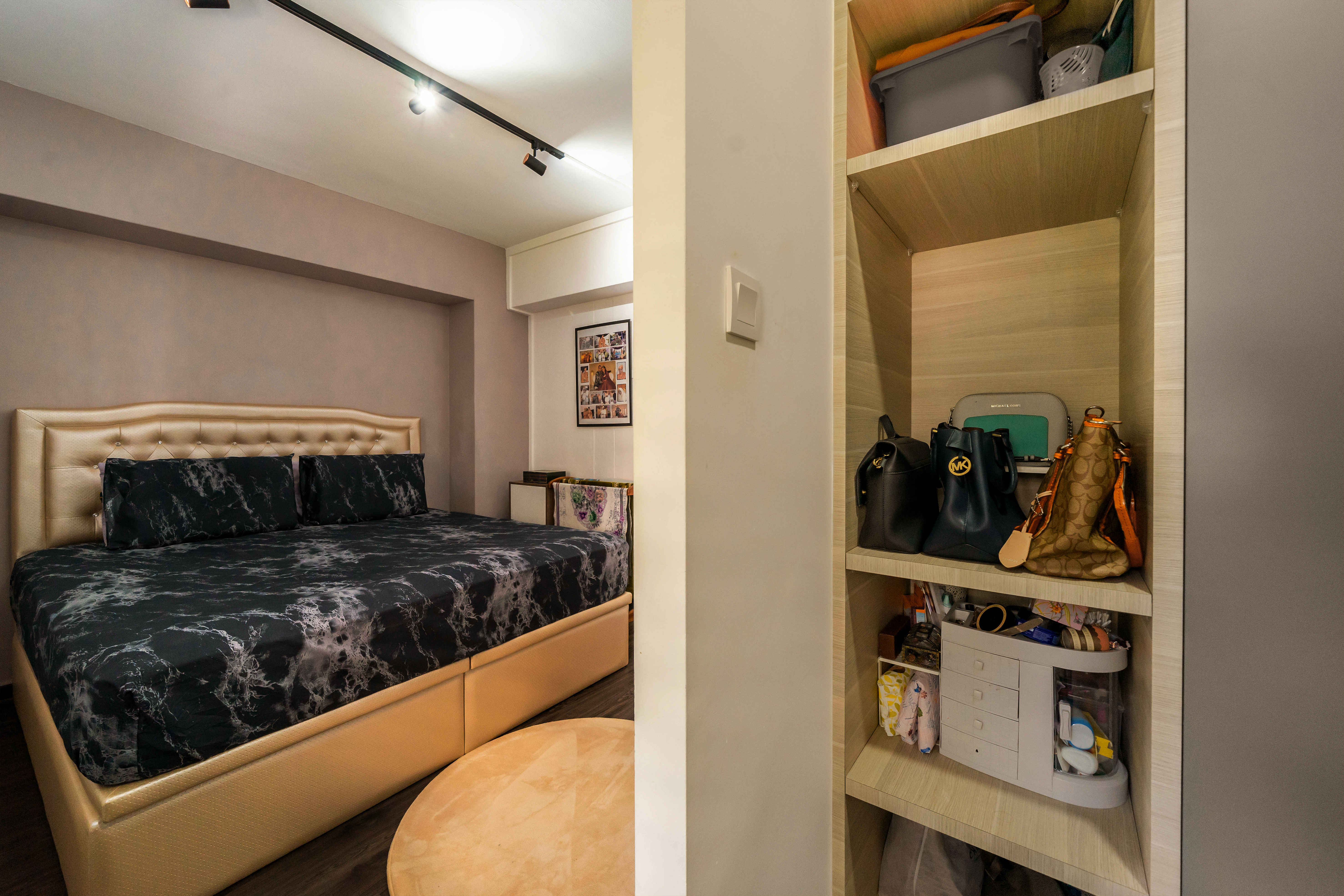 Contemporary, Modern Design - Bedroom - HDB 5 Room - Design by Dots n Tots Interior Pte Ltd