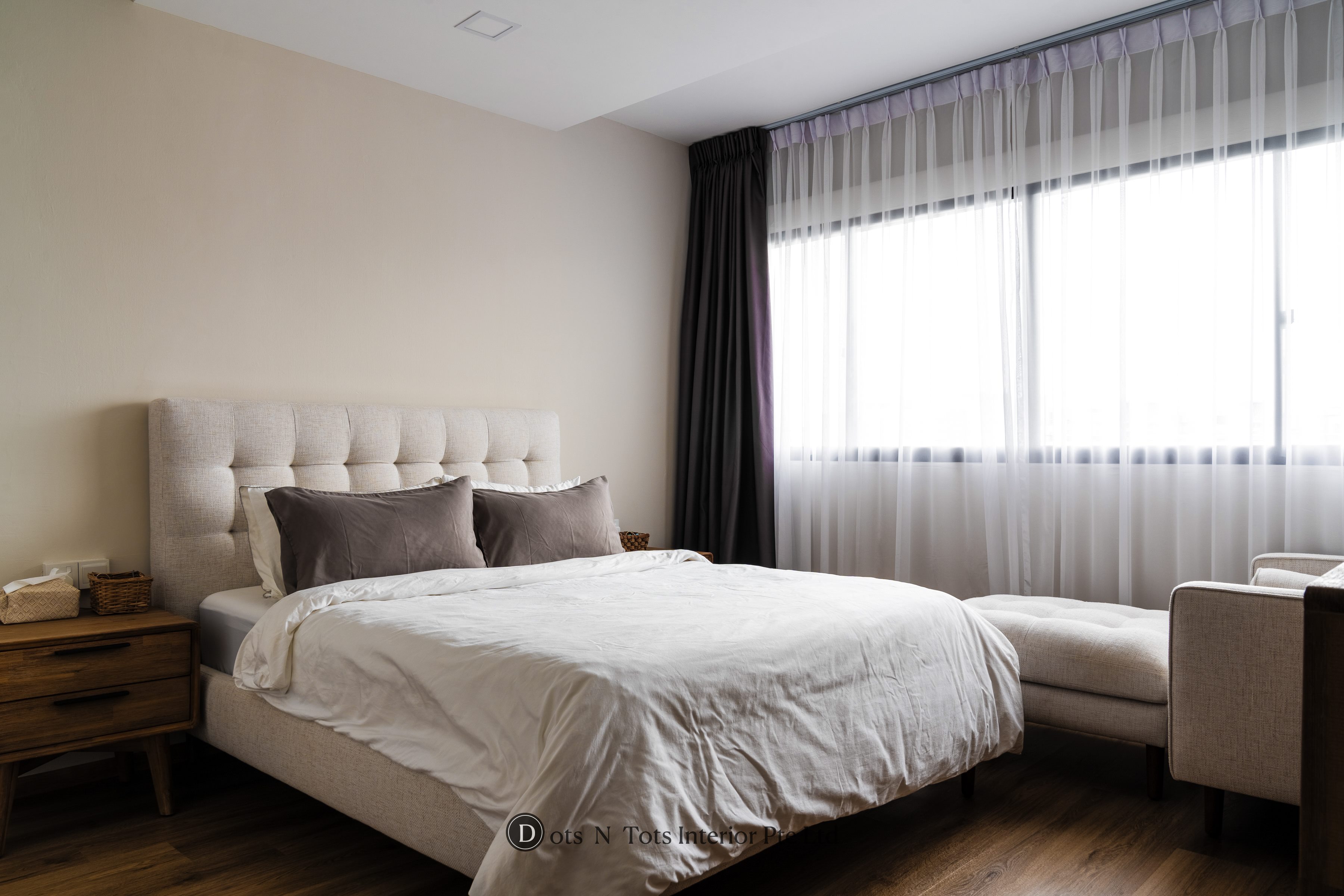 Minimalist, Modern, Scandinavian Design - Bedroom - Landed House - Design by Dots n Tots Interior Pte Ltd