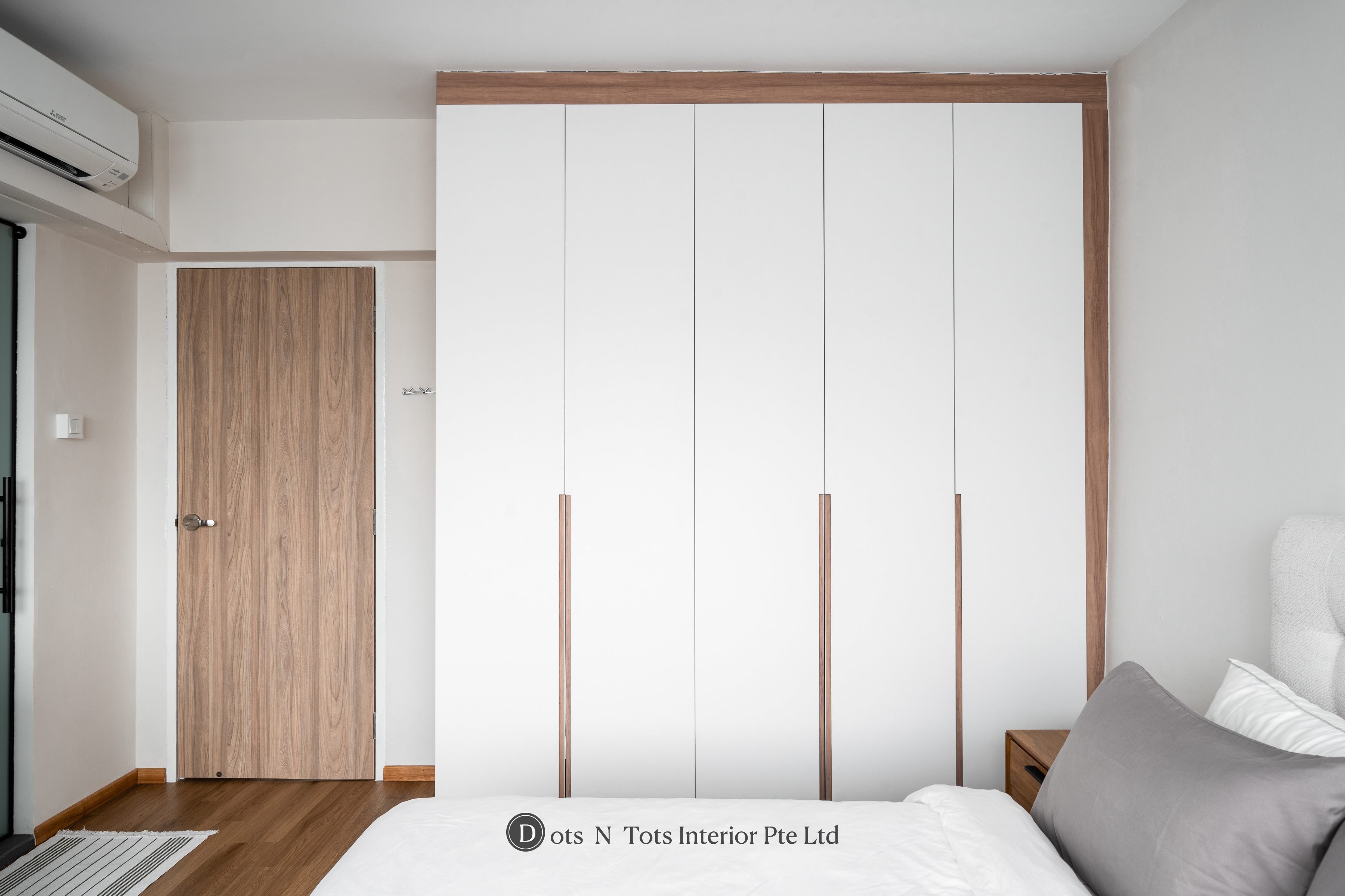 Minimalist, Modern, Scandinavian Design - Bedroom - Landed House - Design by Dots n Tots Interior Pte Ltd