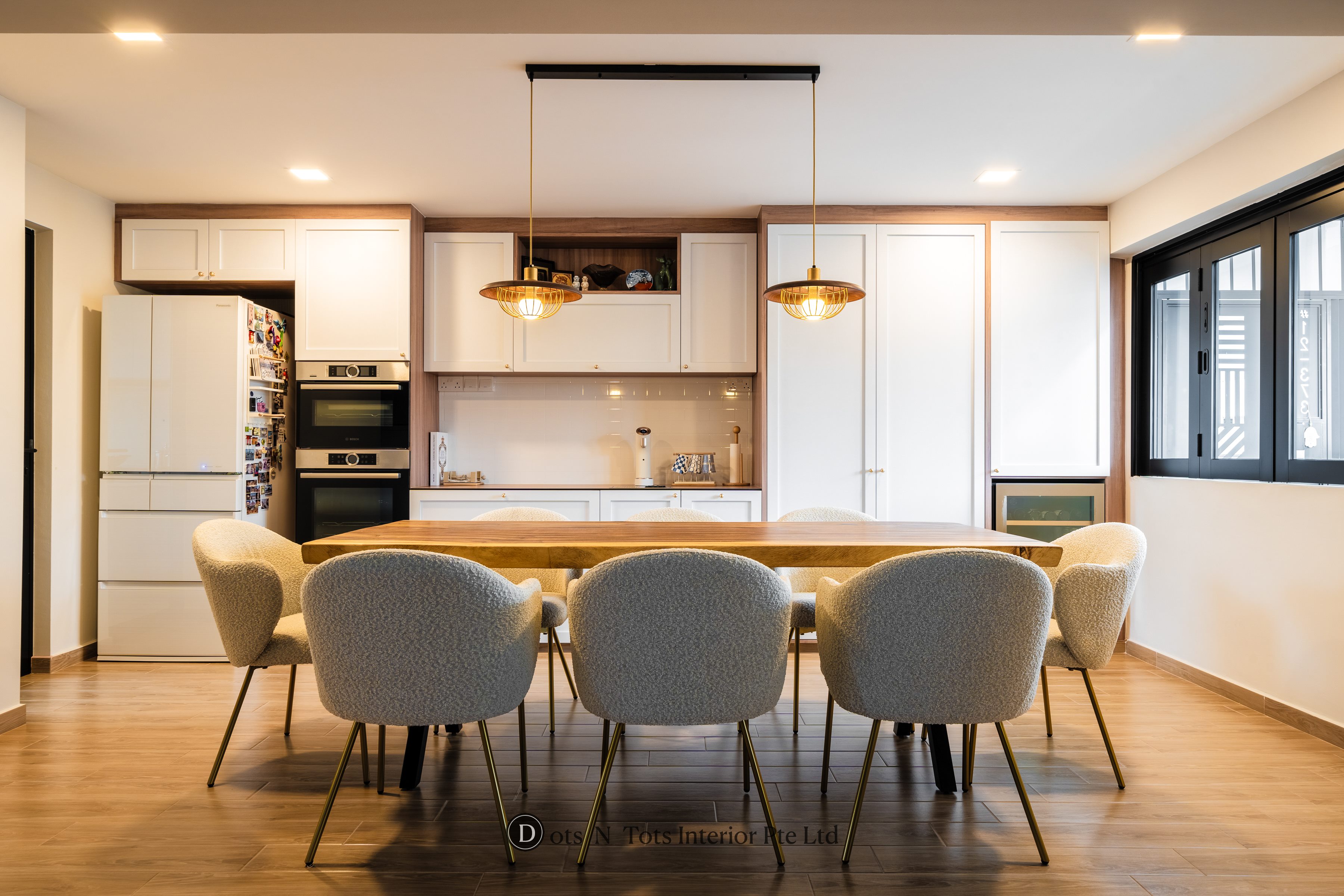 Minimalist, Modern, Scandinavian Design - Kitchen - Landed House - Design by Dots n Tots Interior Pte Ltd