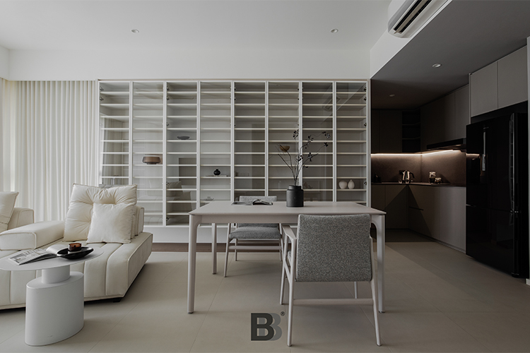 Minimalist, Modern Design - Living Room - Condominium - Design by Doubble Interior Associates Singapore