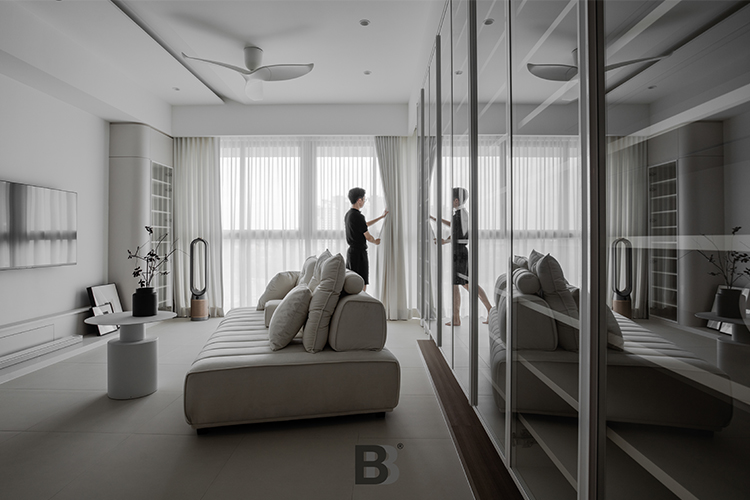 Minimalist, Modern Design - Living Room - Condominium - Design by Doubble Interior Associates Singapore