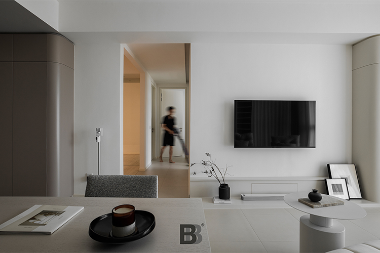 Minimalist, Modern Design - Living Room - Condominium - Design by Doubble Interior Associates Singapore