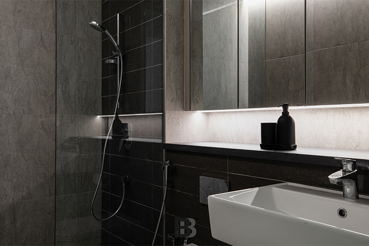 Minimalist, Modern Design - Bathroom - Condominium - Design by Doubble Interior Associates Singapore