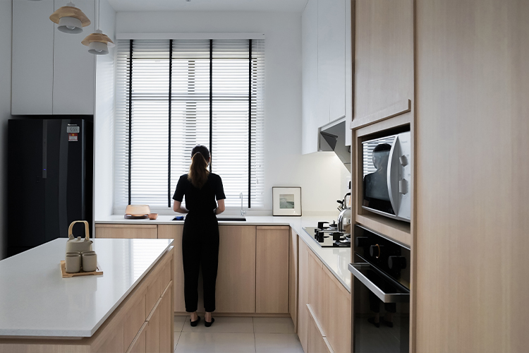 Contemporary, Scandinavian Design - Kitchen - Condominium - Design by Doubble Interior Associates Singapore