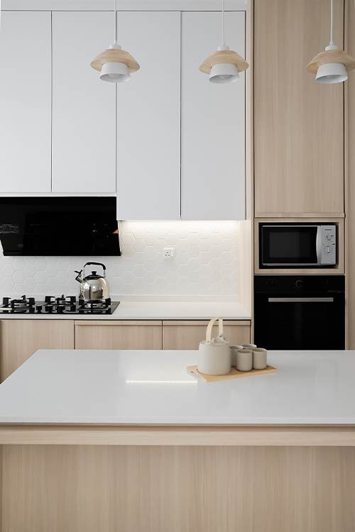 Contemporary, Scandinavian Design - Kitchen - Condominium - Design by Doubble Interior Associates Singapore