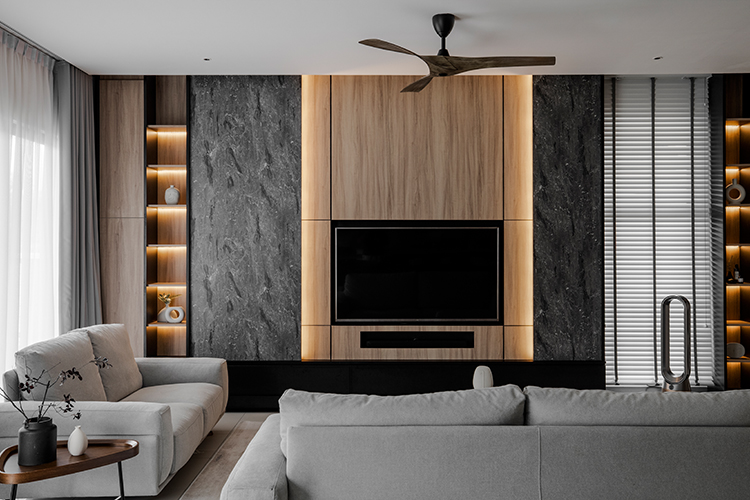 Contemporary, Modern Design - Living Room - Landed House - Design by Doubble Interior Associates Singapore