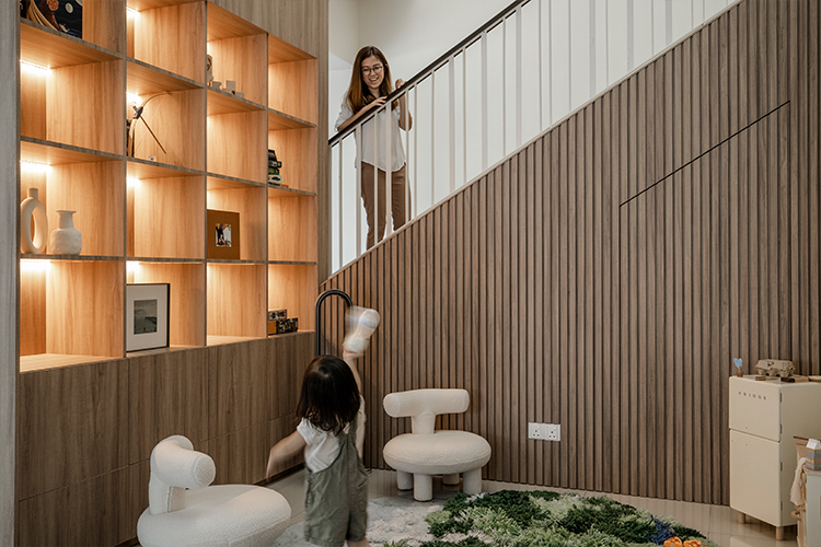 Contemporary, Modern Design - Living Room - Landed House - Design by Doubble Interior Associates Singapore