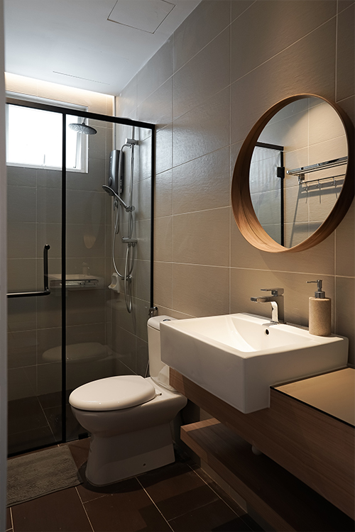 Scandinavian Design - Bathroom - HDB 4 Room - Design by Doubble Interior Associates Singapore