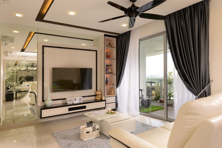 Classical Design - Living Room - Condominium - Design by D'Planner Pte Ltd