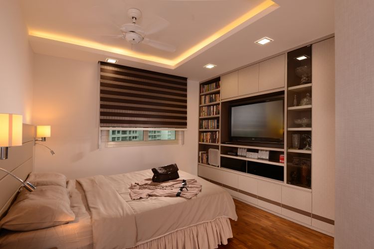 Contemporary, Modern Design - Bedroom - HDB 5 Room - Design by D'Planner Pte Ltd