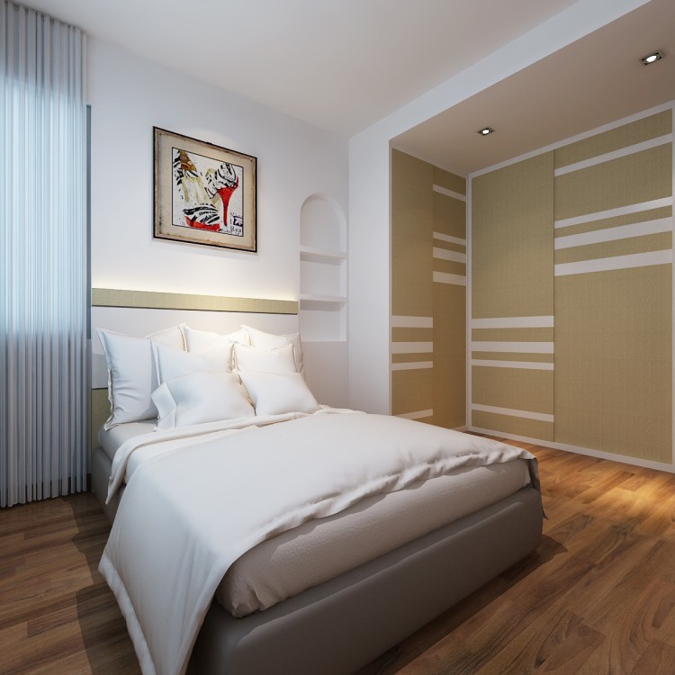 Contemporary, Modern Design - Bedroom - HDB 5 Room - Design by DreamCreations Interior Pte Ltd