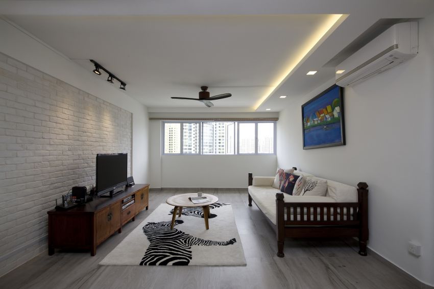 Minimalist, Modern, Scandinavian Design - Living Room - HDB 5 Room - Design by DreamCreations Interior Pte Ltd