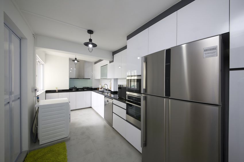 Minimalist, Modern, Scandinavian Design - Kitchen - HDB 5 Room - Design by DreamCreations Interior Pte Ltd