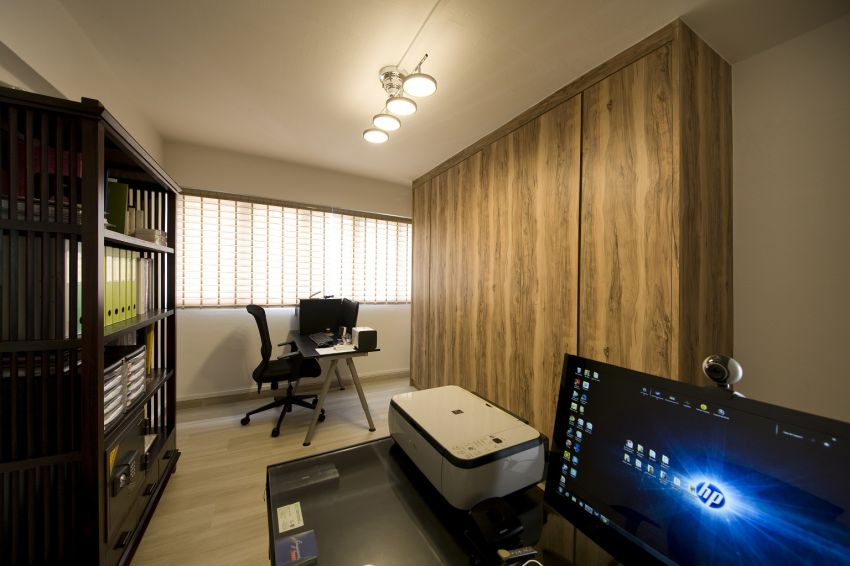 Minimalist, Modern, Scandinavian Design - Study Room - HDB 5 Room - Design by DreamCreations Interior Pte Ltd