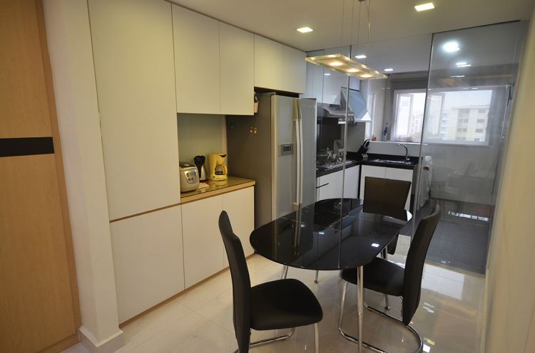 Minimalist Design - Dining Room - HDB 4 Room - Design by DreamCreations Interior Pte Ltd