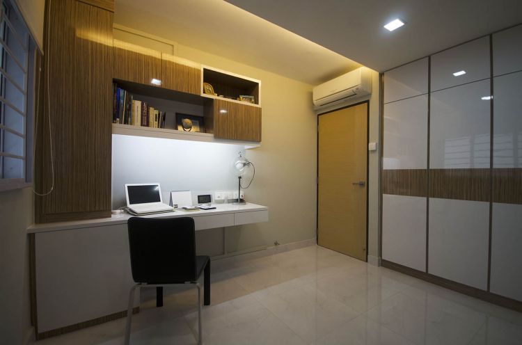 Minimalist Design - Study Room - HDB 4 Room - Design by DreamCreations Interior Pte Ltd