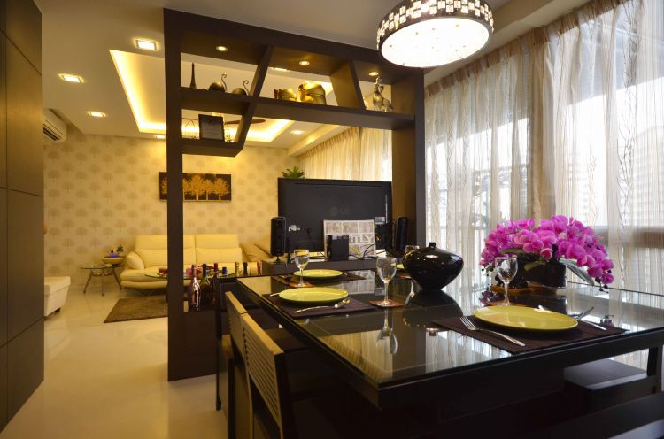 Contemporary, Modern Design - Dining Room - Condominium - Design by DreamCreations Interior Pte Ltd