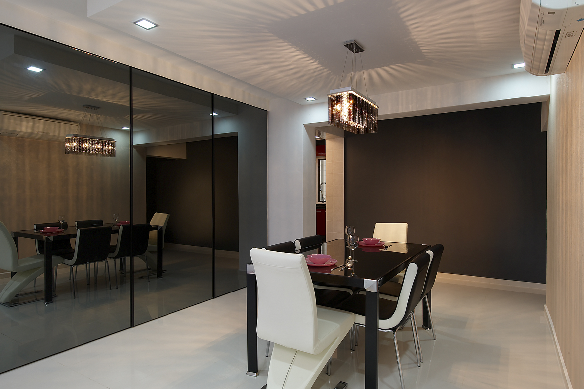Contemporary, Modern Design - Dining Room - HDB 4 Room - Design by Dreamvision Designer Pte Ltd