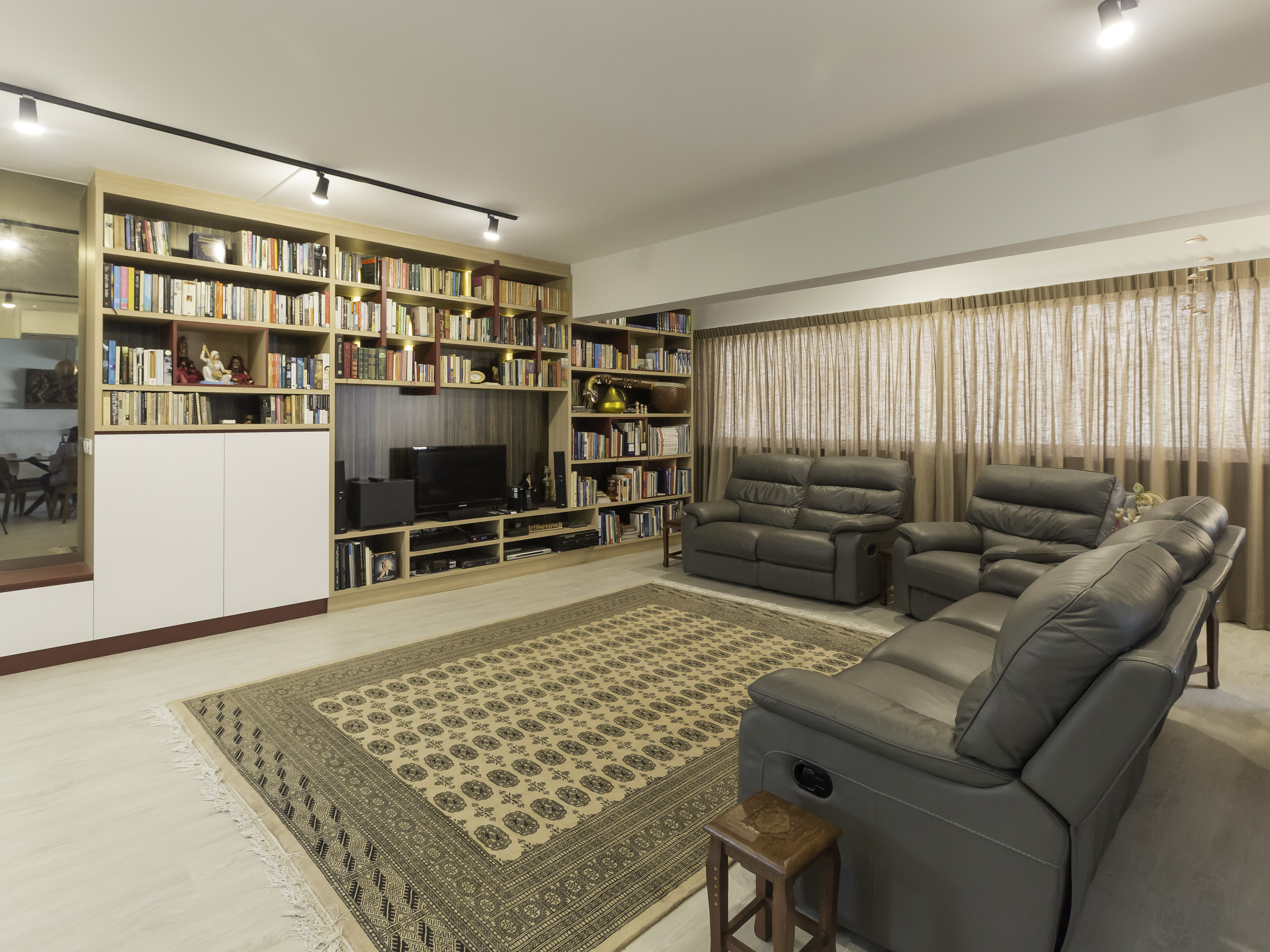 Modern Design - Living Room - HDB 5 Room - Design by Dreamvision Designer Pte Ltd