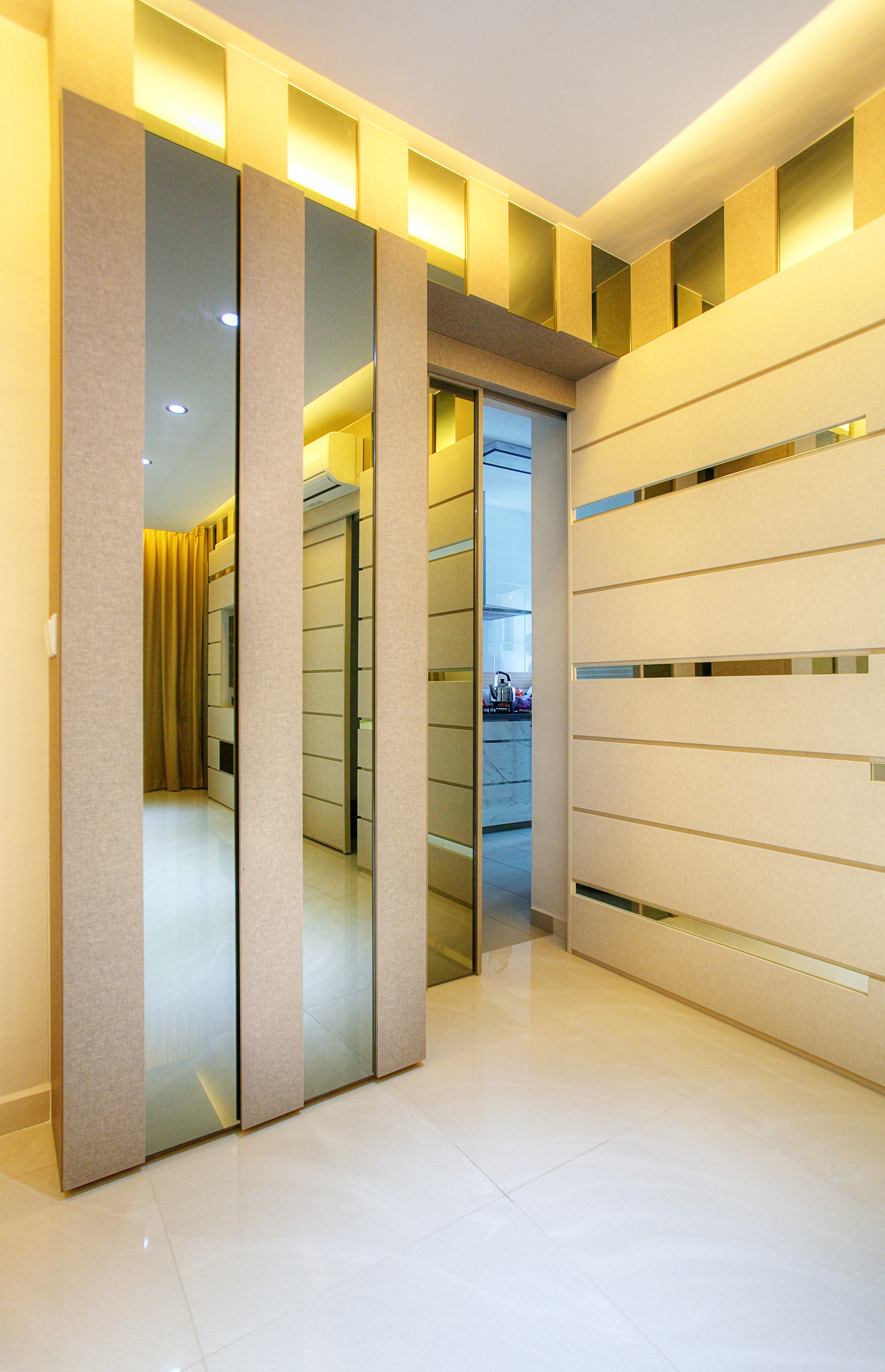 Contemporary, Modern Design - Living Room - HDB 5 Room - Design by Dreamvision Designer Pte Ltd