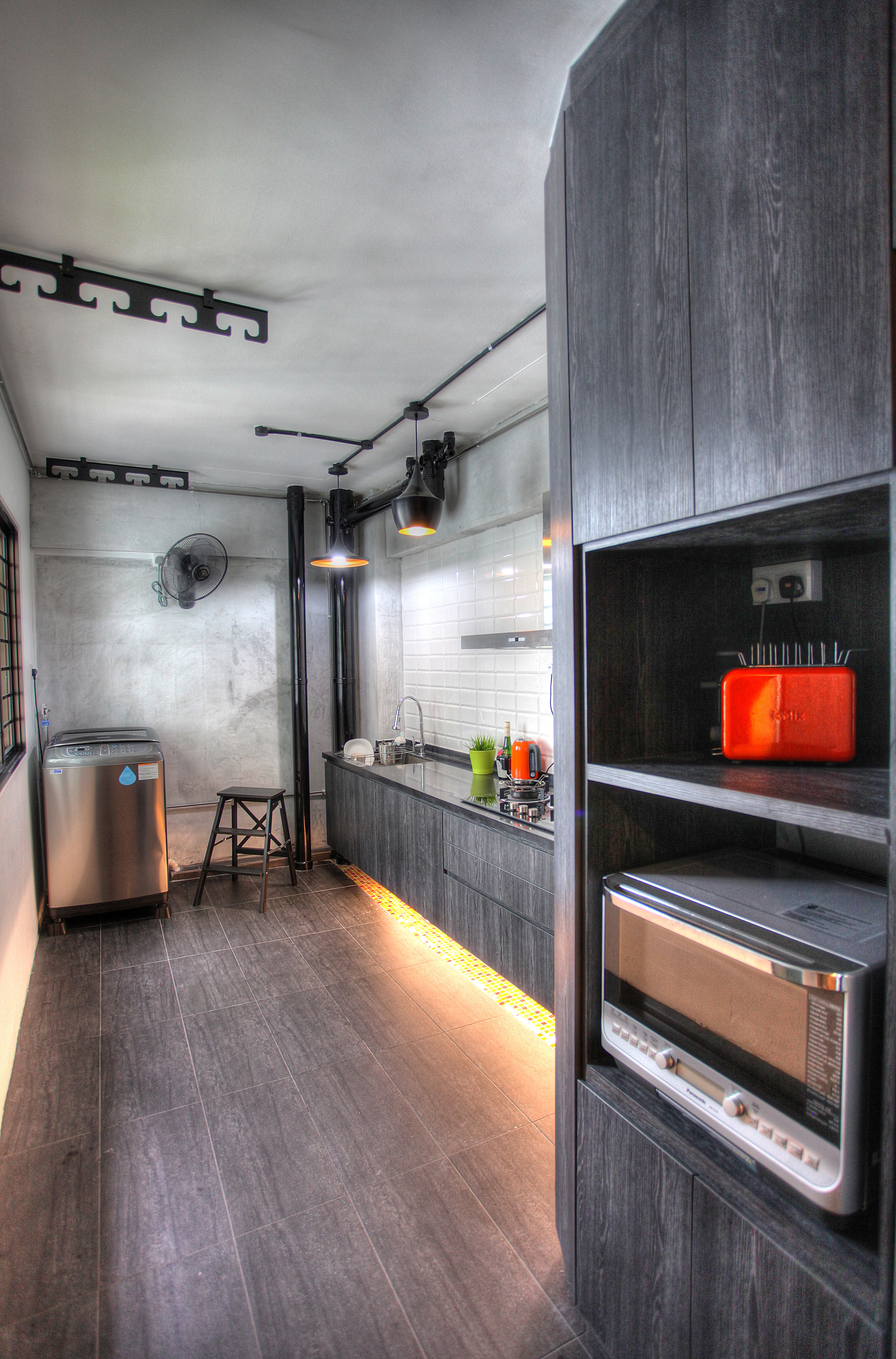 Contemporary, Eclectic, Modern Design - Kitchen - HDB 5 Room - Design by Dreamvision Designer Pte Ltd