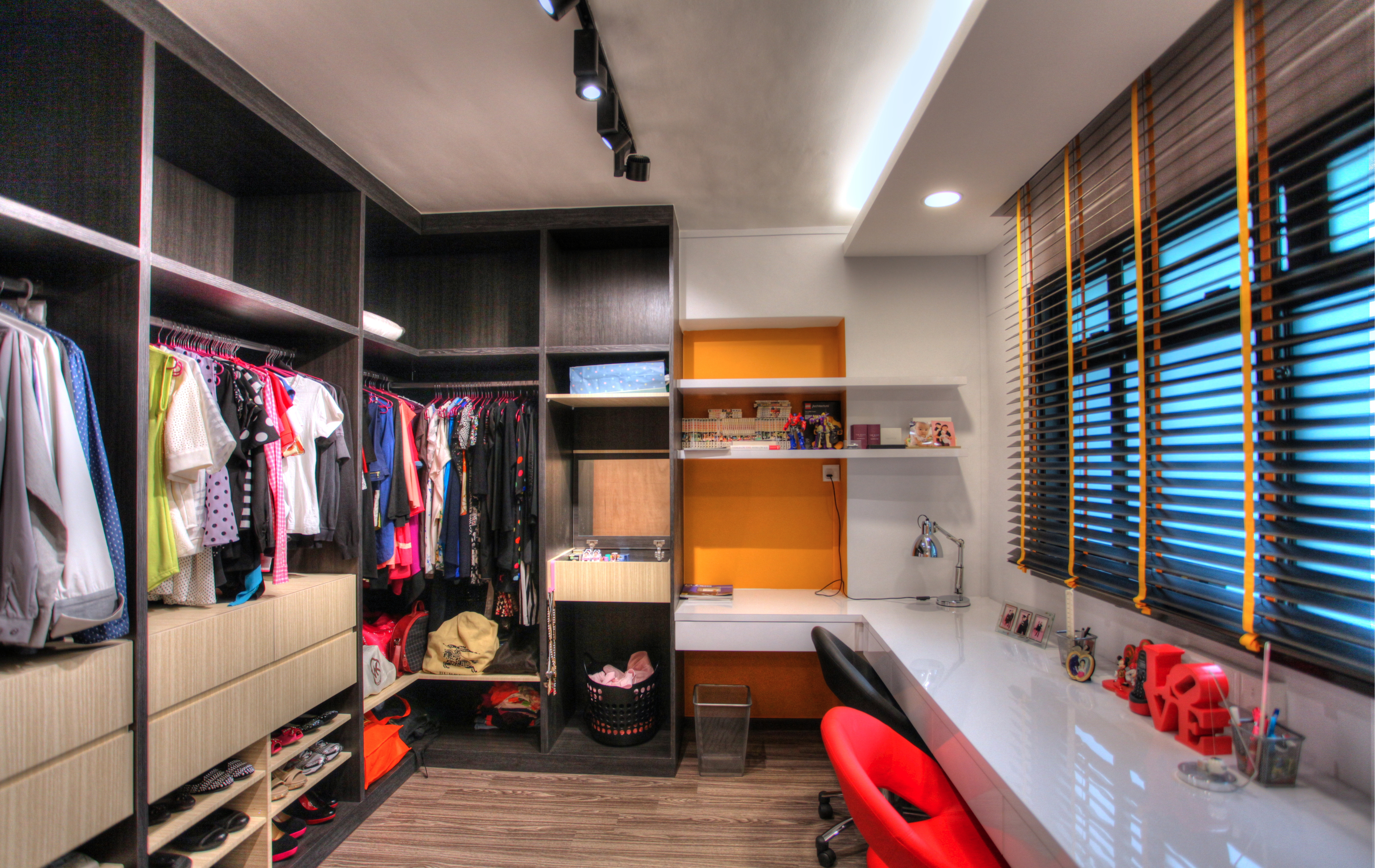 Contemporary, Eclectic, Modern Design - Bedroom - HDB 5 Room - Design by Dreamvision Designer Pte Ltd
