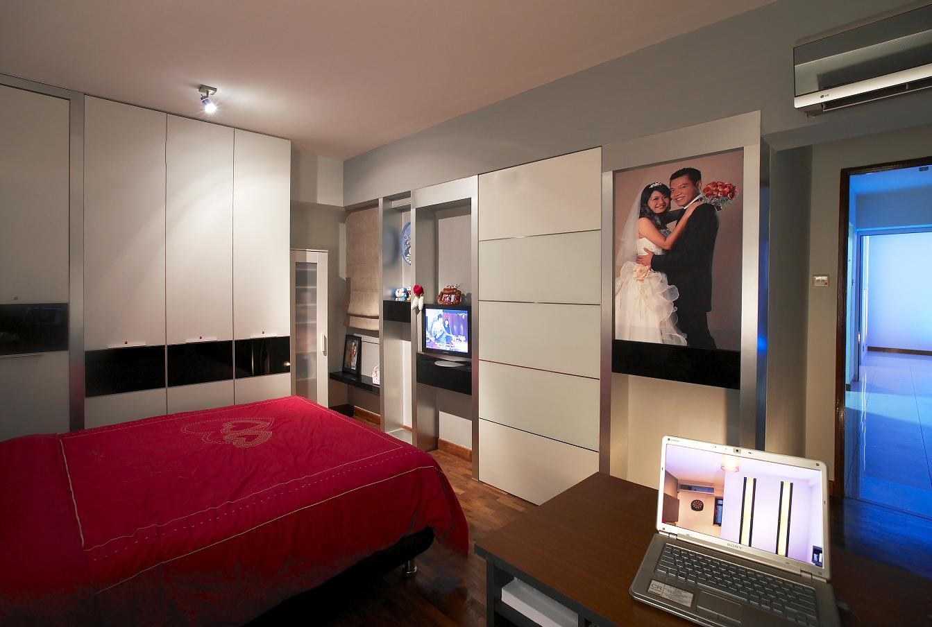 Contemporary, Modern Design - Bedroom - HDB 4 Room - Design by Dreamvision Designer Pte Ltd