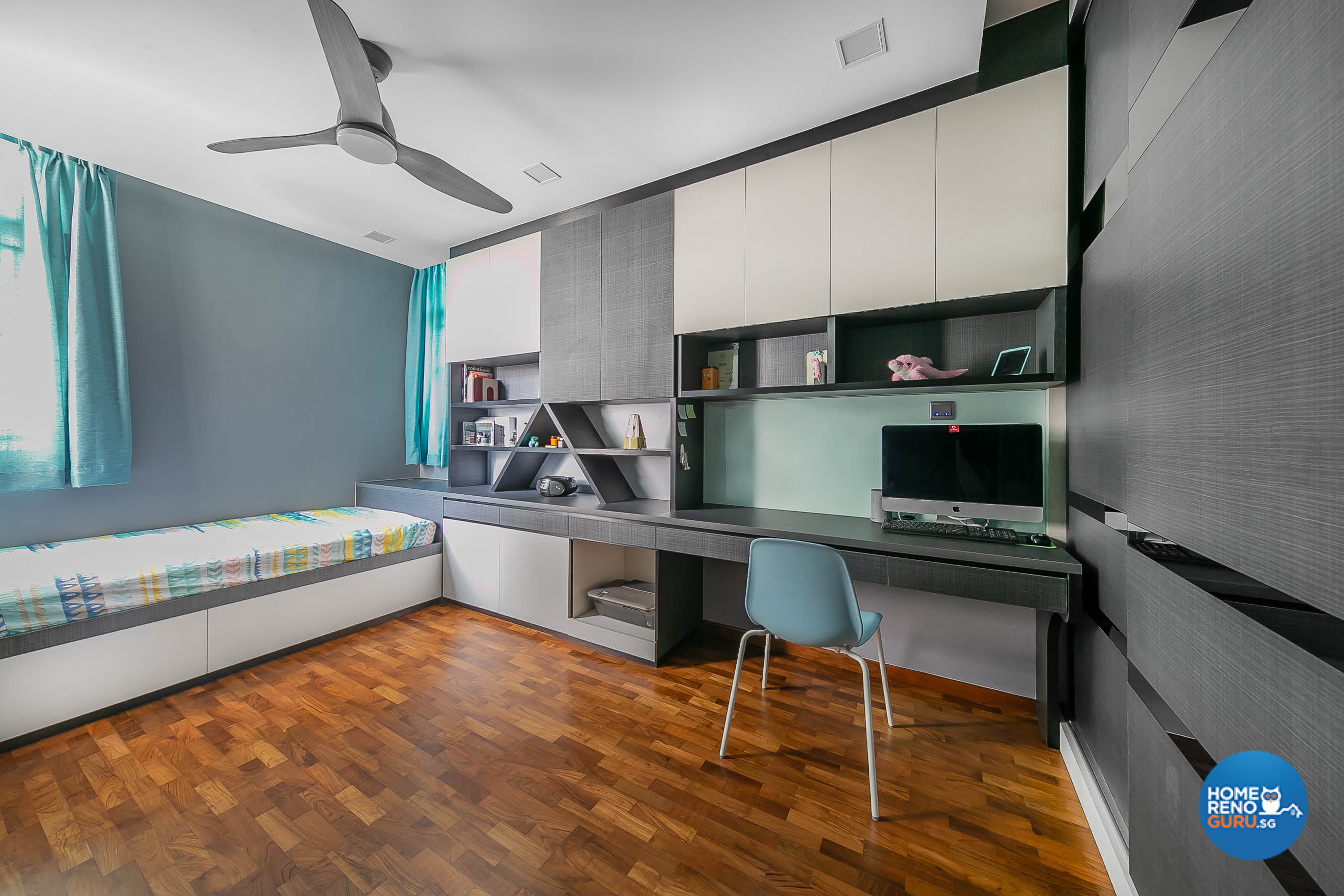 Modern Design - Bedroom - Condominium - Design by Dreamvision Designer Pte Ltd