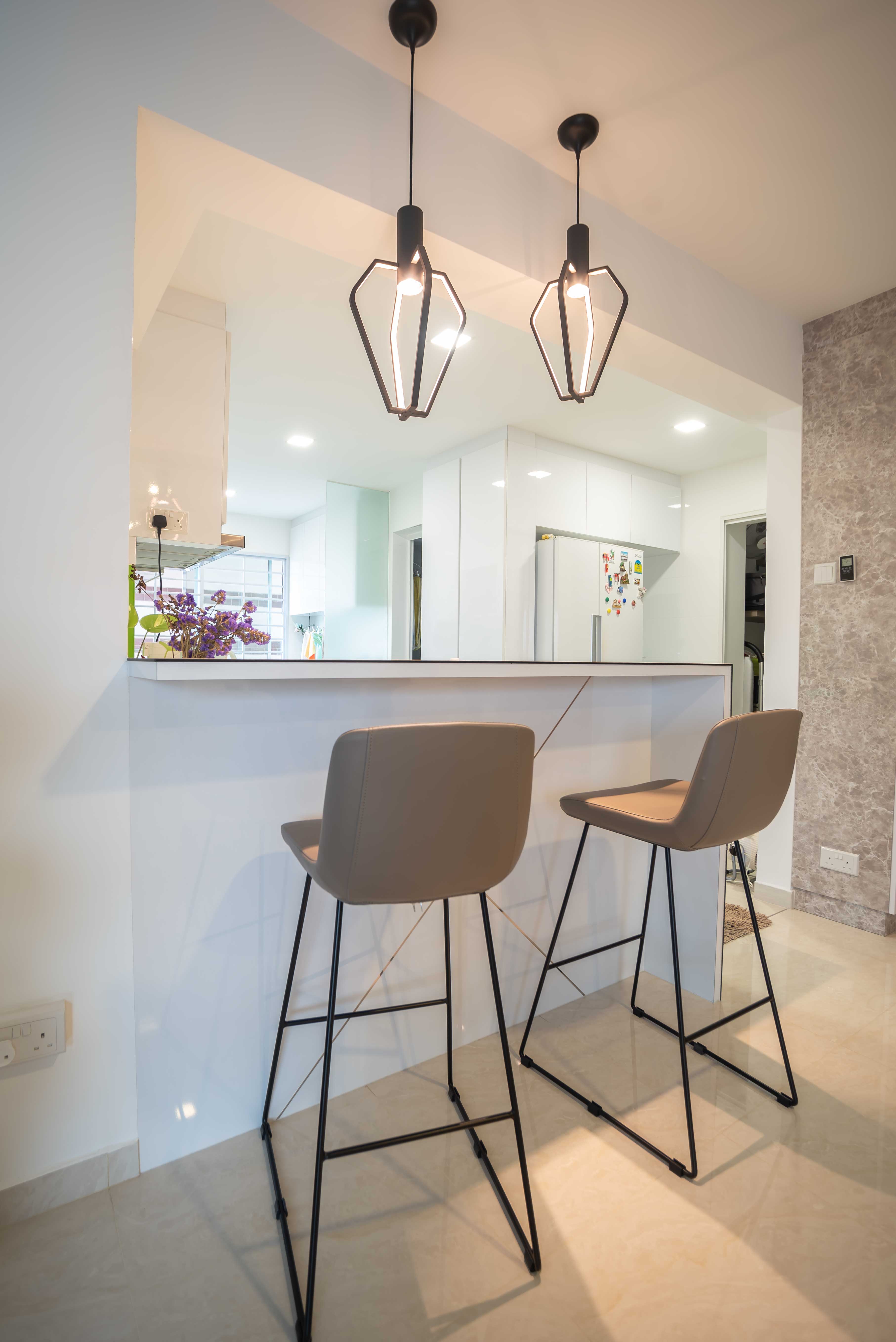 Modern Design - Dining Room - HDB 5 Room - Design by Dreamvision Designer Pte Ltd