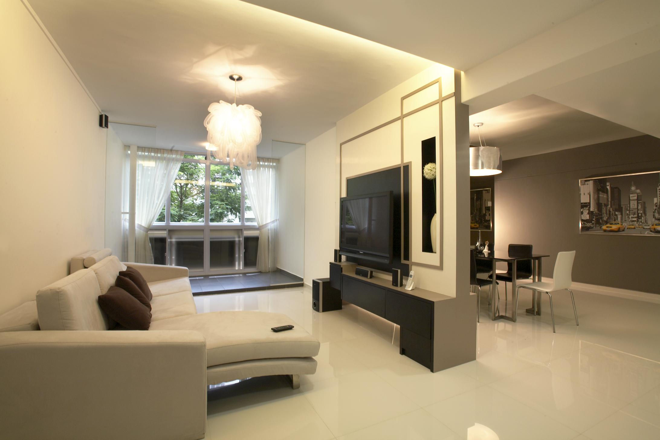 Classical, Modern, Resort Design - Living Room - HDB 5 Room - Design by Dreamvision Designer Pte Ltd