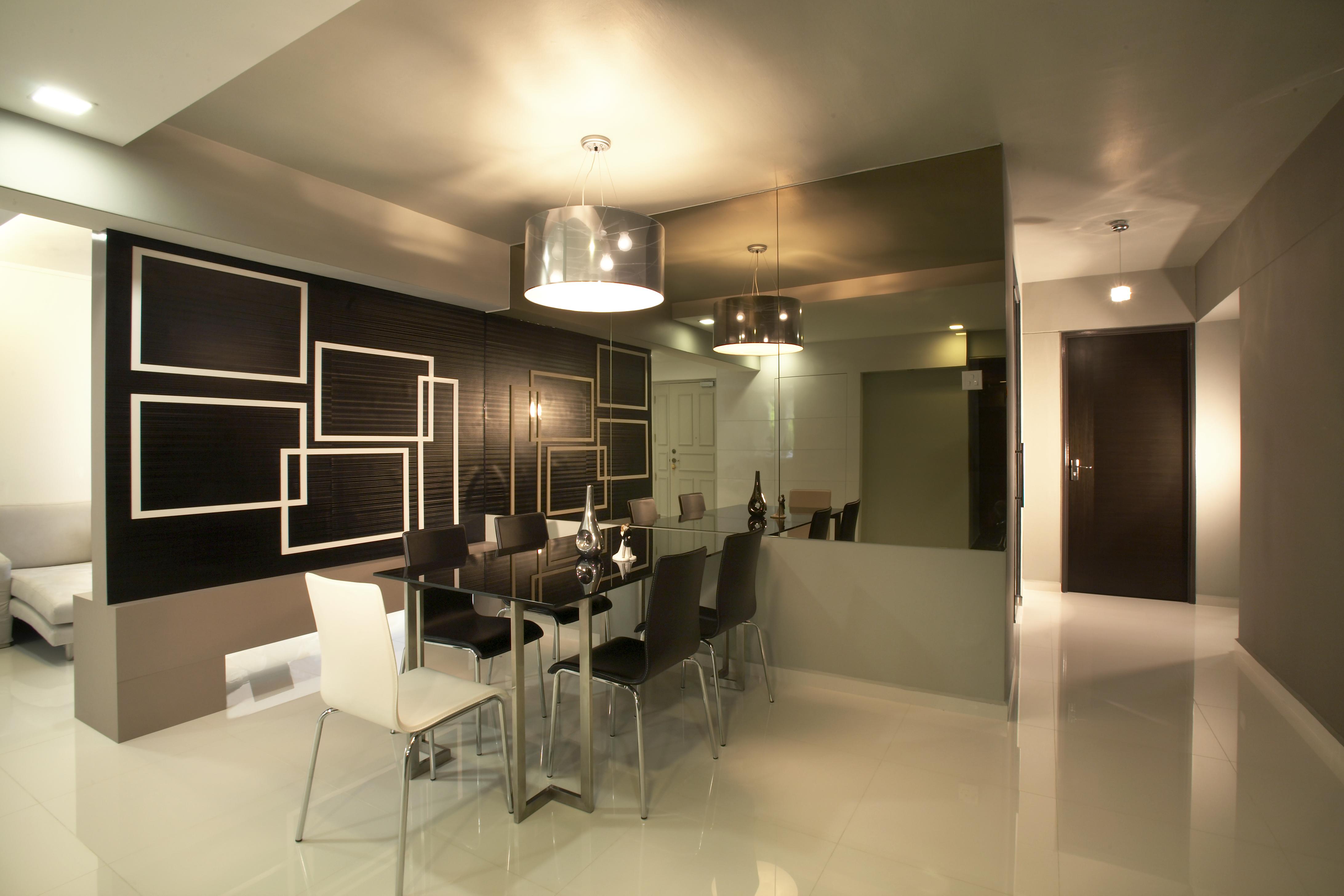 Classical, Modern, Resort Design - Dining Room - HDB 5 Room - Design by Dreamvision Designer Pte Ltd