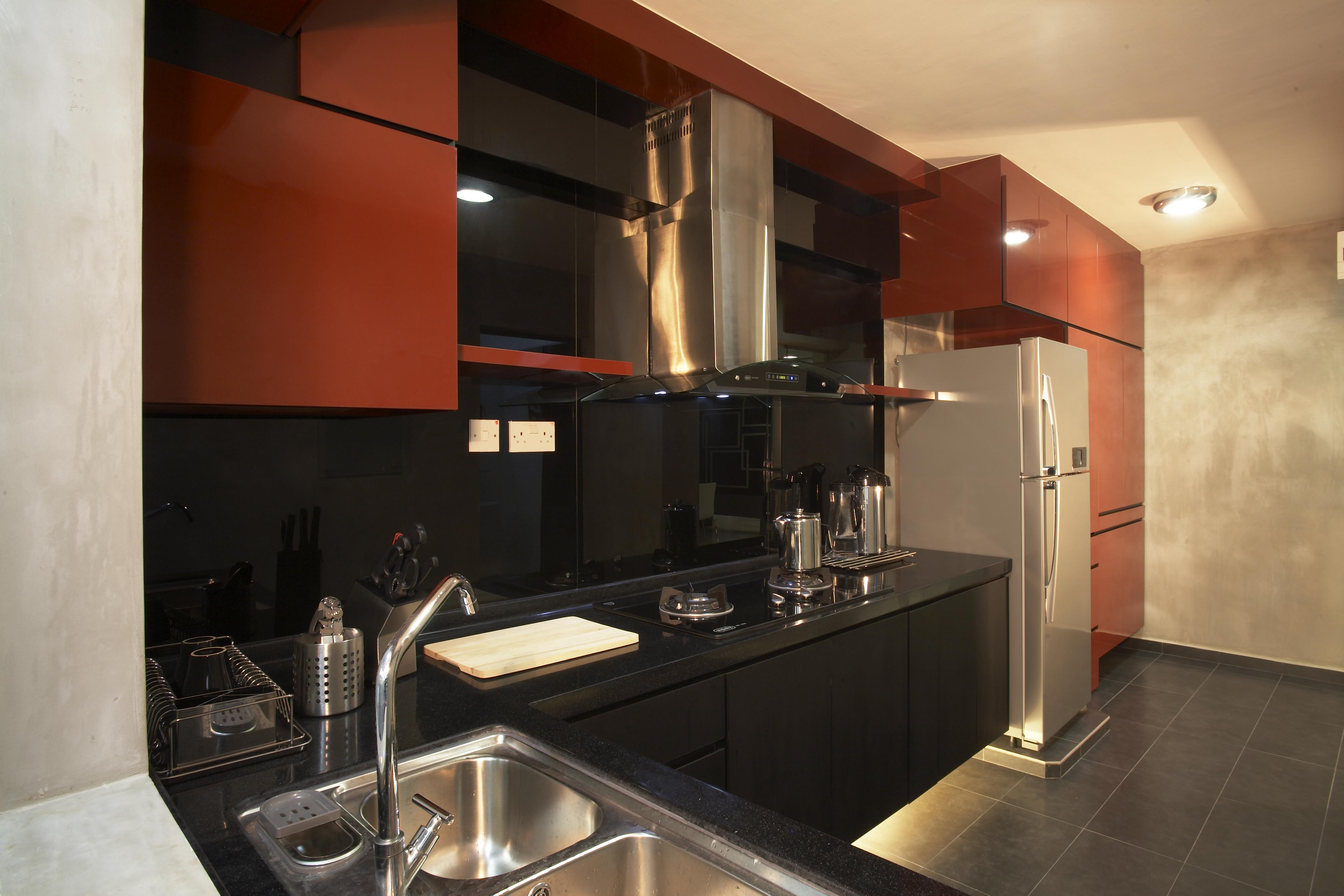 Classical, Modern, Resort Design - Kitchen - HDB 5 Room - Design by Dreamvision Designer Pte Ltd