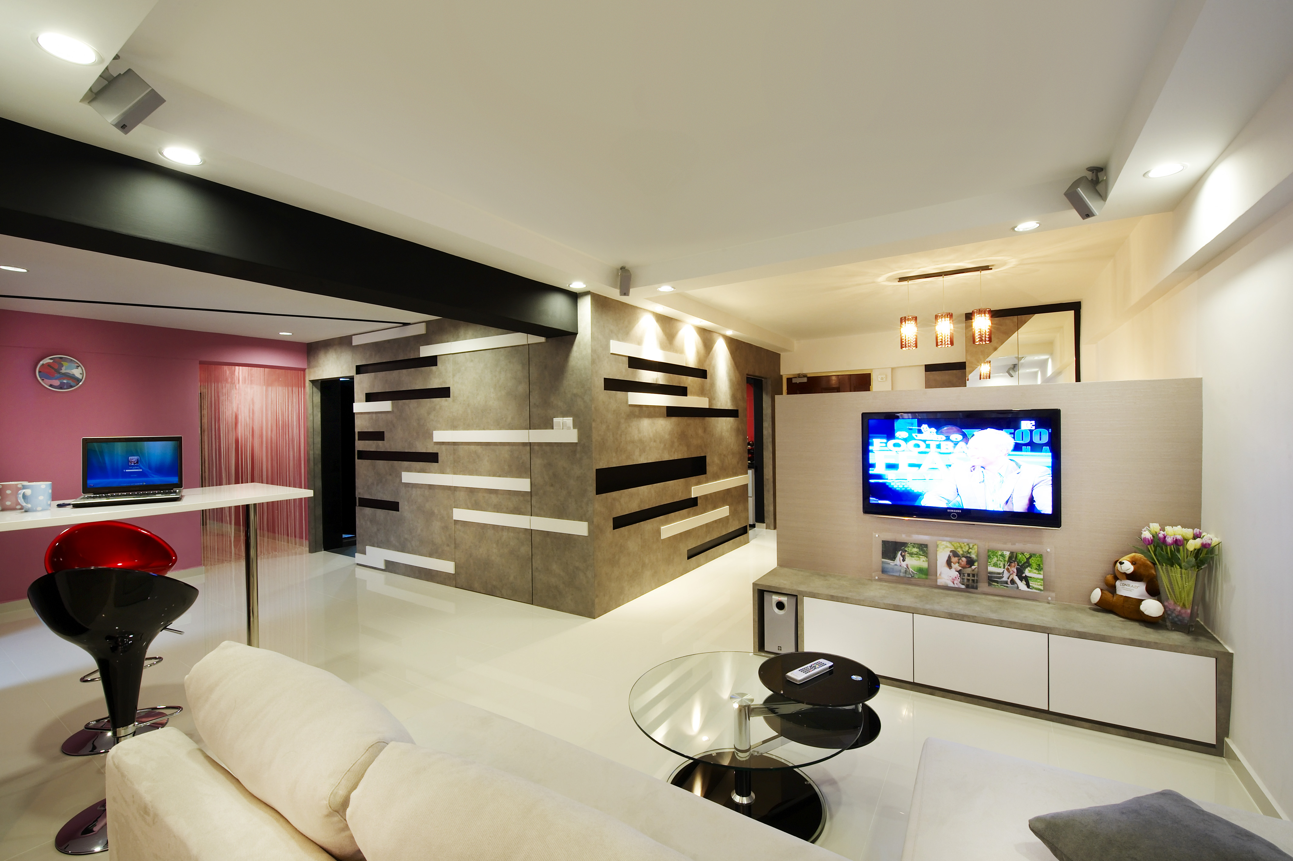 Classical, Modern, Scandinavian Design - Living Room - HDB 4 Room - Design by Dreamvision Designer Pte Ltd