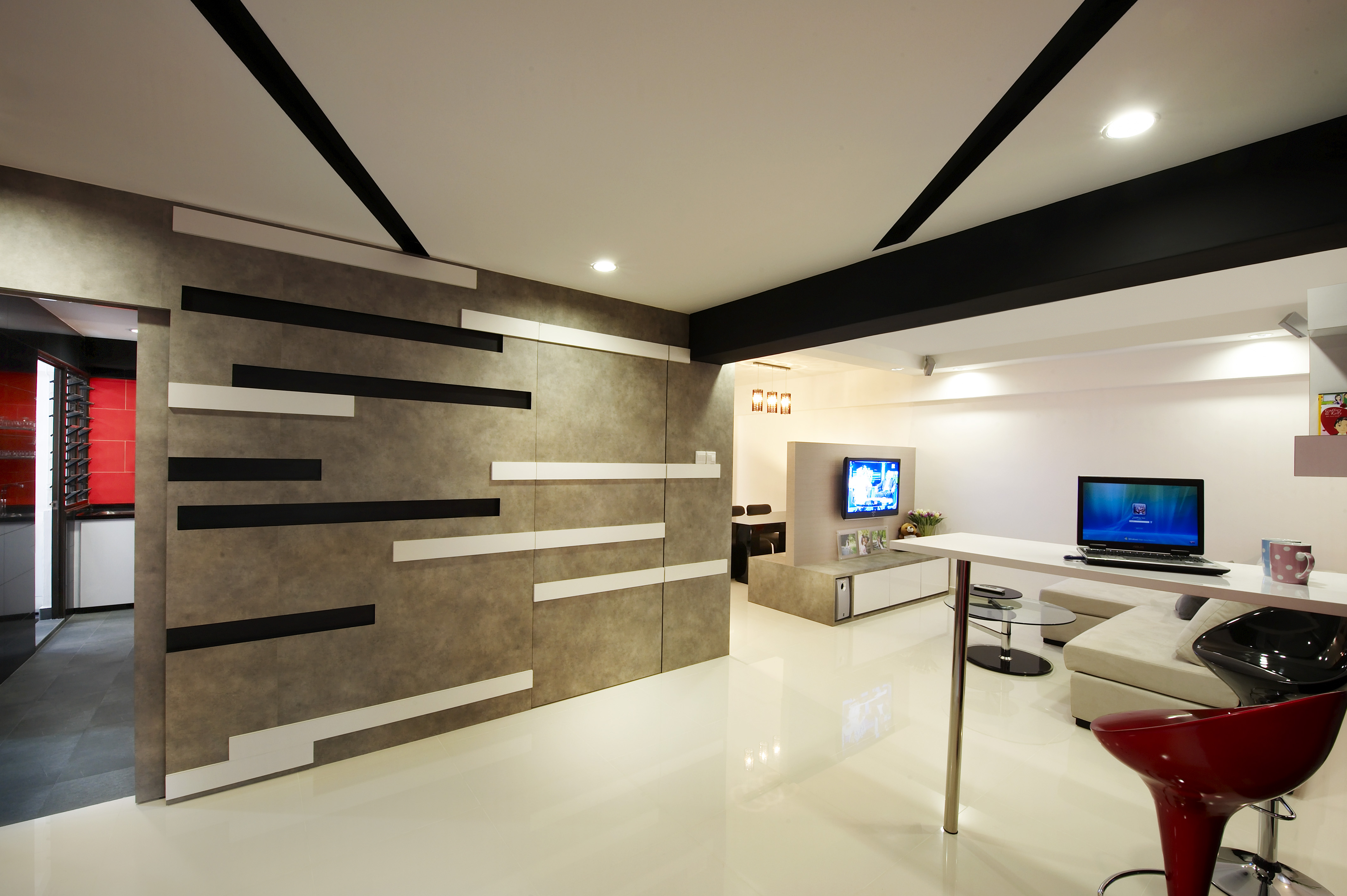 Classical, Modern, Scandinavian Design - Living Room - HDB 4 Room - Design by Dreamvision Designer Pte Ltd