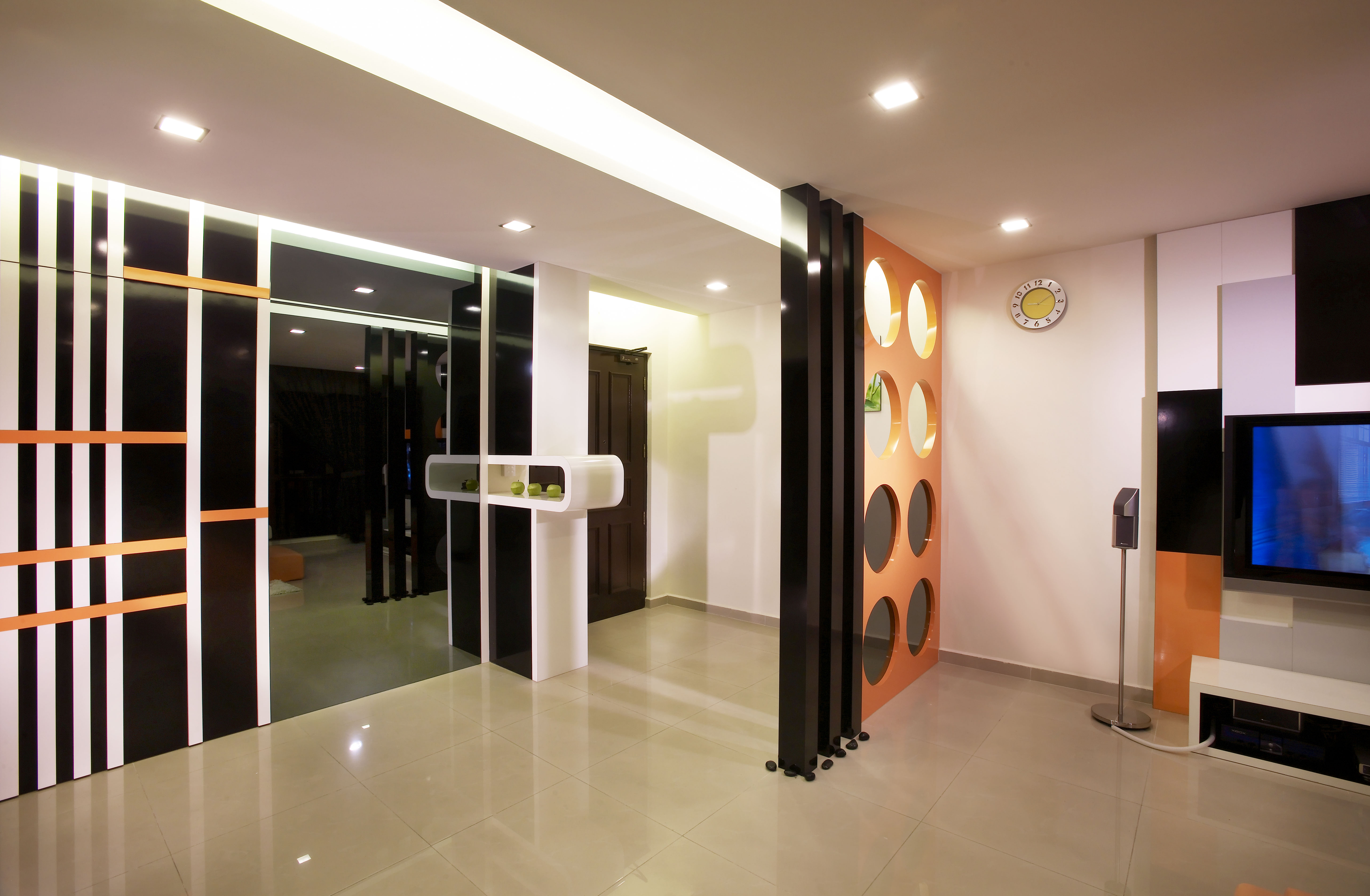 Eclectic, Modern Design - Living Room - HDB 5 Room - Design by Dreamvision Designer Pte Ltd