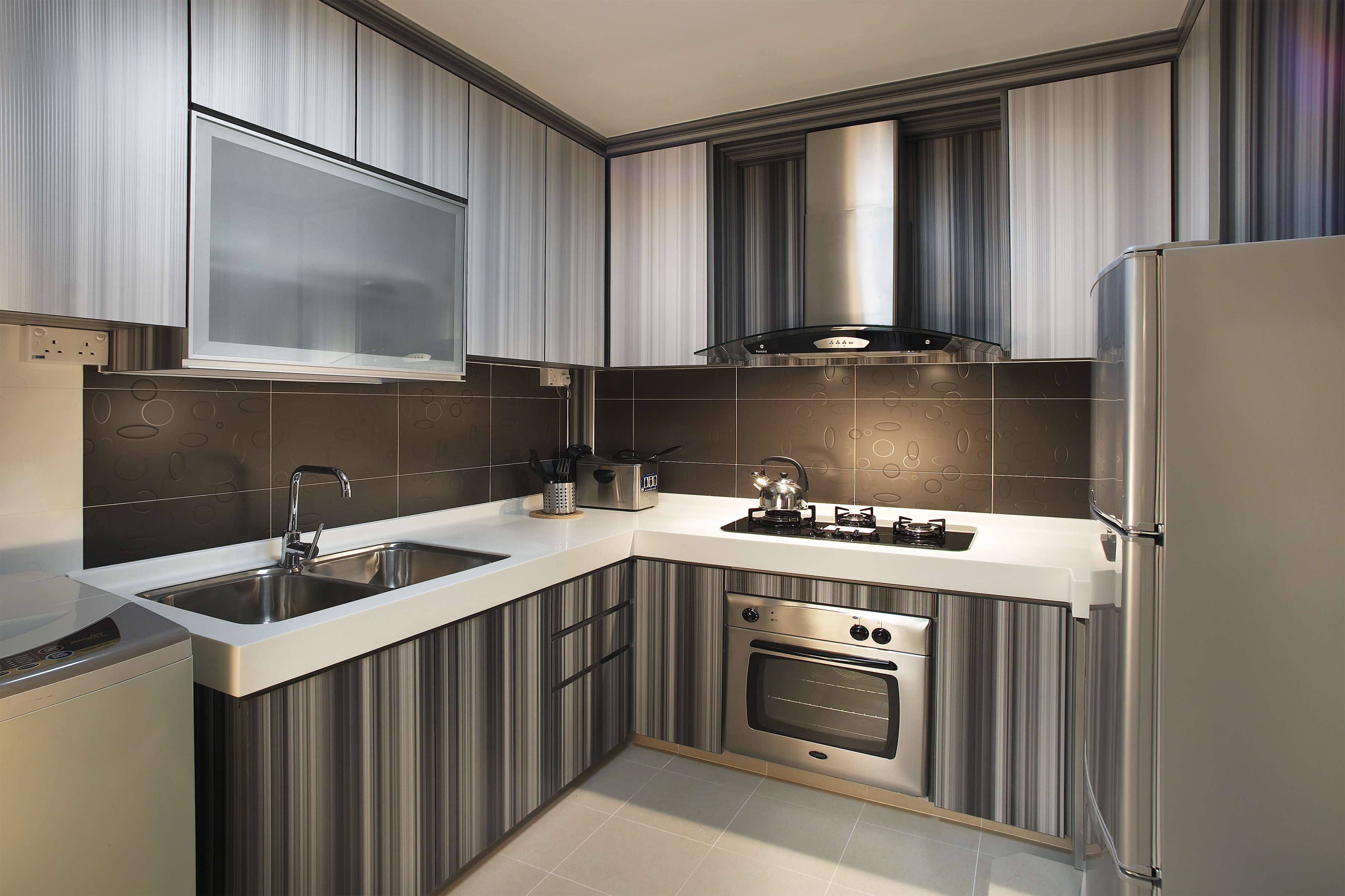Contemporary, Modern, Scandinavian Design - Kitchen - HDB 5 Room - Design by Dreamvision Designer Pte Ltd