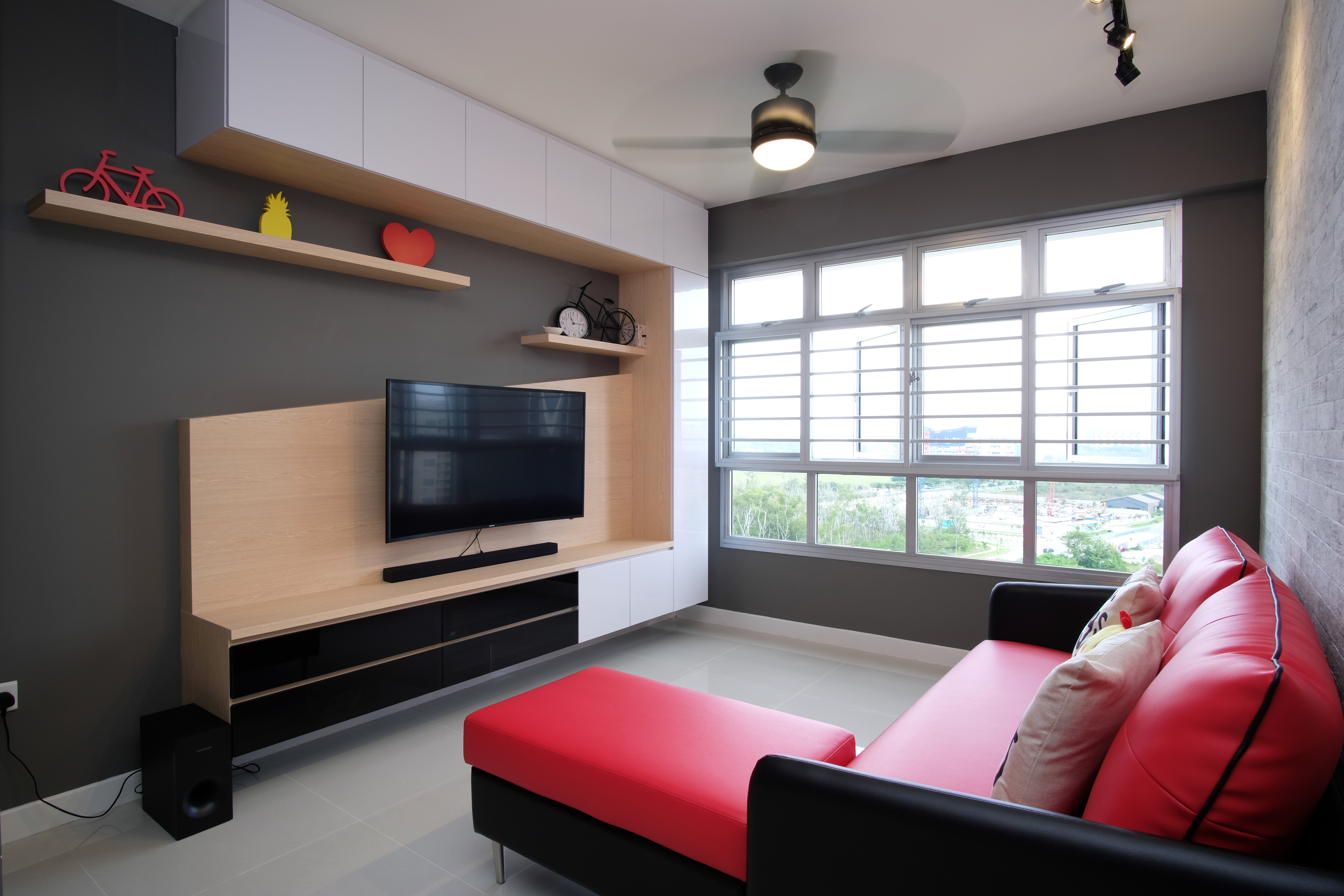 Contemporary, Scandinavian Design - Living Room - HDB 5 Room - Design by Dreamvision Designer Pte Ltd