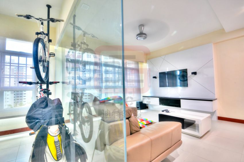 Contemporary, Minimalist, Modern Design - Living Room - HDB 4 Room - Design by DT construction group Pte ltd