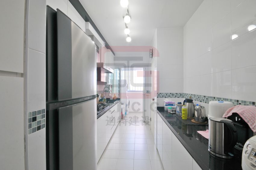 Contemporary, Minimalist, Modern Design - Kitchen - HDB 4 Room - Design by DT construction group Pte ltd