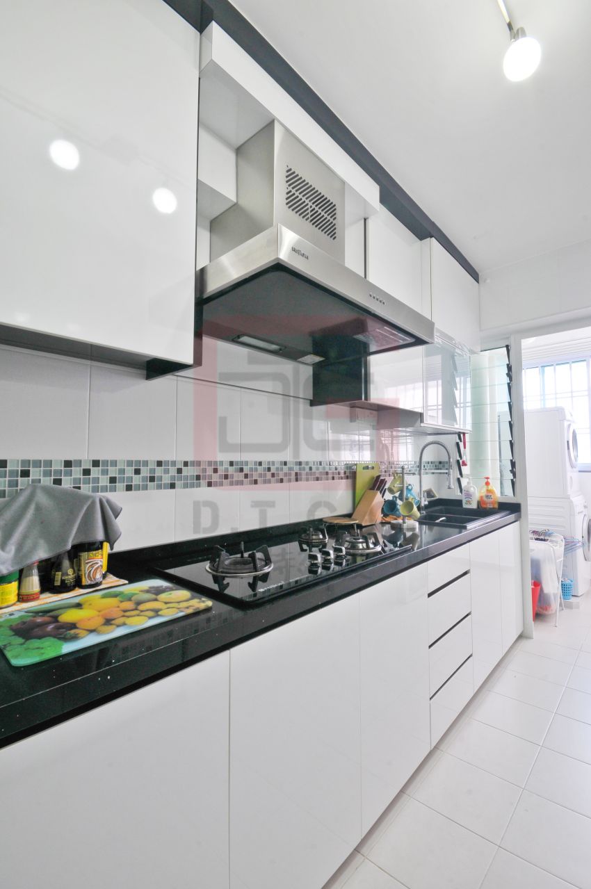 Contemporary, Minimalist, Modern Design - Kitchen - HDB 4 Room - Design by DT construction group Pte ltd