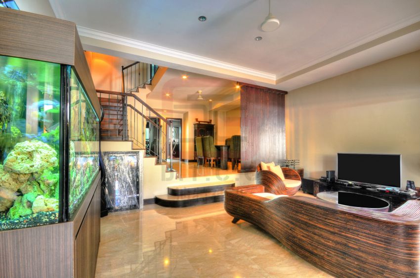 Contemporary, Resort, Tropical Design - Living Room - Landed House - Design by DT construction group Pte ltd