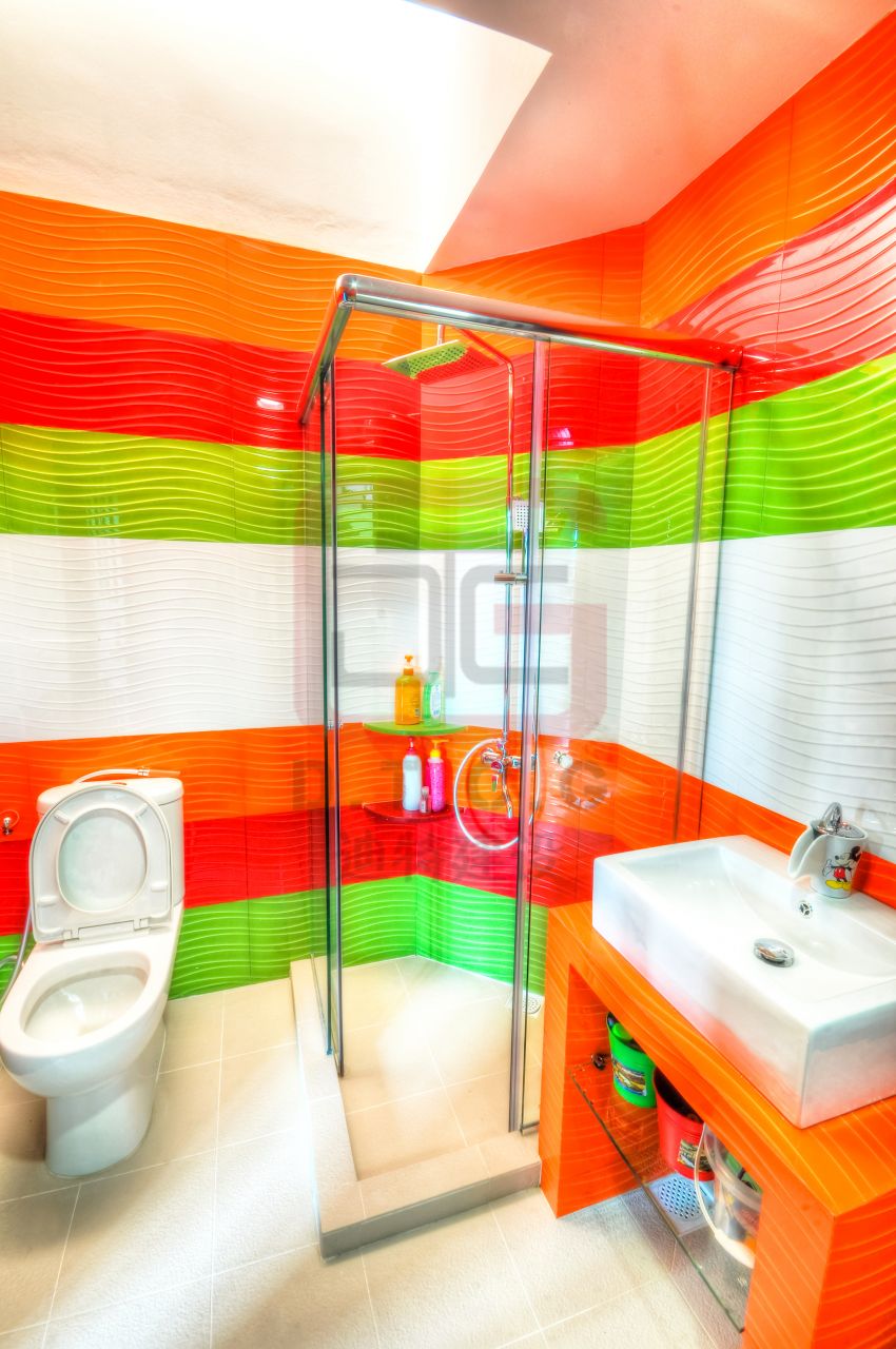 Contemporary, Resort, Tropical Design - Bathroom - Landed House - Design by DT construction group Pte ltd