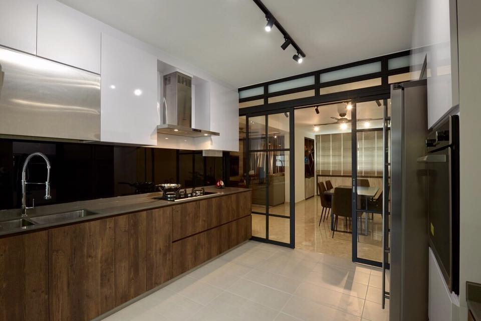 Contemporary, Industrial Design - Kitchen - HDB 5 Room - Design by Dyel Pte Ltd