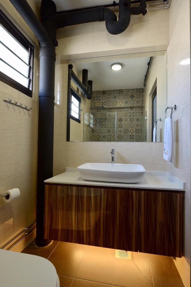 Contemporary, Industrial Design - Bathroom - HDB 5 Room - Design by Dyel Pte Ltd